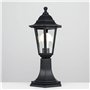 CGC Lighting extérieur jardin noir Poteau de Borne Luminaire Lanterne luminaire lampadaire chemins