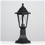 CGC Lighting extérieur jardin noir Poteau de Borne Luminaire Lanterne luminaire lampadaire chemins