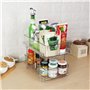 BELLE VOUS Organisateur Salle de Bain à 2 Niveaux avec Tiroirs Coulissants - Étagère Polyvalente Sous Évier, Placard Cuisine, Ph