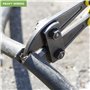 BLOSTM Coupe-boulons robustes – Coupe-boulons en acier inoxydable de 35,6cm avec poignées ergonomiques en caoutchouc, coupe-boul