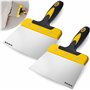 BLOSTM Lot de 2 grattoirs de 17