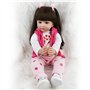 SYP Reborn Poupée Bébé Fille 24 Pouces 60cm Silicone Vinyle Reborn Fille Bébé Reborn Réaliste Reborn Babys Dolls Cadeau d'annive