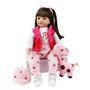 SYP Reborn Poupée Bébé Fille 24 Pouces 60cm Silicone Vinyle Reborn Fille Bébé Reborn Réaliste Reborn Babys Dolls Cadeau d'annive
