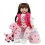 SYP Reborn Poupée Bébé Fille 24 Pouces 60cm Silicone Vinyle Reborn Fille Bébé Reborn Réaliste Reborn Babys Dolls Cadeau d'annive