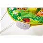 LADIDA Transat pour bébé, thème safari lumineux et coloré, musique apaisante et vibration pour se détendre et divertir bébé