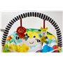 LADIDA Transat pour bébé, thème safari lumineux et coloré, musique apaisante et vibration pour se détendre et divertir bébé