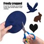 12 Pièces Patches à Repasser, Ovales Patch Thermocollant Tissu Kit Patchs de Réparation Patch Thermocollants pour Vêtements Chem