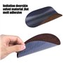 12 Pièces Patches à Repasser, Ovales Patch Thermocollant Tissu Kit Patchs de Réparation Patch Thermocollants pour Vêtements Chem