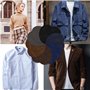 12 Pièces Patches à Repasser, Ovales Patch Thermocollant Tissu Kit Patchs de Réparation Patch Thermocollants pour Vêtements Chem