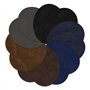 12 Pièces Patches à Repasser, Ovales Patch Thermocollant Tissu Kit Patchs de Réparation Patch Thermocollants pour Vêtements Chem