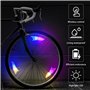 NATUCE 2 Pièces Réflecteurs pour Rayon Vélo,Réflecteur Roue Velo,Ensemble de Réflecteurs à Rayons,Réflecteurs de Rayons de vélo 
