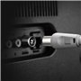 Câble Coaxial TV 3C2V 1.5M - Prolongateur Coaxial RF Nickelé pour Prise D'antenne Smart U-HD TV, Boîtier D'antenne, Séparateur Y