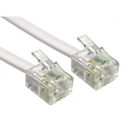 Reulin 15M Câble Plat Pour Téléphone et Internet Haut Débit