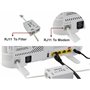 Reulin 2M Câble Plat Pour Téléphone et Internet Haut Débit, 2 M Fil Pour Modem Vers Prise RJ11 ou Microfiltre, Filtre ADSL 2+/Fi