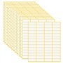 15 Feuilles Autocollant Étiquette