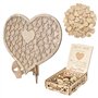 Livre d'or de Mariage en Forme Amour Personnalisé