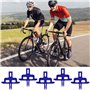 Naapesi Lot de 10 Entretoises de Frein à Disque pour Vélo, Pression d'huile Pièces de VTT, séparateur de Frein de vélo de Montag