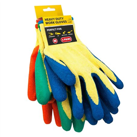 Nozzy Gants de jardinage pour homme et femme – 3 paires de gants de jardinage résistants aux épines pour le travail