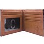 Han Solo Never Tell me The Odds! Ceinture Utilitaire Portefeuille Bi-Fold Porte-ID & Porte-Cartes, Marron