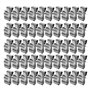 Clips De Fil Métallique 50 Pièces Clips De Câble De Panneau Solaire Clips De Fil De Remorque Clips Pour Câble Photovoltaïque Cli