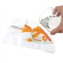 Lot de 10 feuilles pour impression LASER en papier VINYLE (PVC) blanc imperméable, format A4. Feuilles de papier adhésif autocol