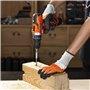 Ensemble de 3 rallonges pour perceuse avec tige hexagonale magnétique - Pour vis et écrous - Support extensible pour visseuse et