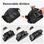 TARION Sac Photo Bandoulière Léger - Extensible Sac à Épaule Imperméable 5L avec Poche Trépied - Rangement Caméra Tablette Rando