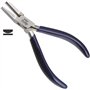 Pince demi-ronde à bec plat - Pince de formage - Outils de fabrication de bijoux - Pince à boucle - Idées cadeaux - Outils de lo