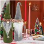volumoon 3 Pièces Couverture de Bouteille de Vin de Noël,Vin Gnomes de Noël Ensemble,Noël Bouteille de Vin Housse,Sacs à Bouteil