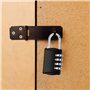 Vesaneae Lot de 4 Cadenas 4 Chiffres, Cadenas à Code Serrure Combinée, Cadenas Casier Imperméabiliser Cadenas à Combinaison, Cad