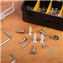 Belle Vous Kit 1120 Pièces Vis à Tête Fraisée avec Douille Hexagonale - Assortiment Vis à Tête Plate en Acier Inoxydable Vis M2,