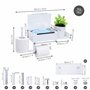 Belle Vous Porte Papier Toilette avec Etagere et Support - Porte Rouleau de Papier Toilette Mural en Acier Inoxydable Salle de B