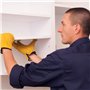 100 Pièces Chevilles de support d'étagère Taquet etagere goupille broches en Métal Nickelé L Forme Support Équerre 5 modèles Pou