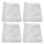 Wisebom 4Pcs Protections de Racines en Maille pour Plantes Sacs en Maille Métallique Paniers de Protection des Racines pour Légu