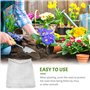 Wisebom 4Pcs Protections de Racines en Maille pour Plantes Sacs en Maille Métallique Paniers de Protection des Racines pour Légu