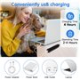 OWill Coupe Ongle Chien Electrique avec Coupe Griffes Chien, Ponceuse à Ongles, Lime pour Chiens et Chats, Lumière LED, Recharge