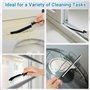 Alyvisun 5 Pièces Brosse a Joint Carrelage, Crevice Cleaning Brush à Poils Durs, Brosse de Nettoyage des Interstices pour Toilet