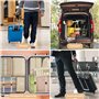 CNMTCCO Organisateur Valise, Lot de 8 Packing Cubes Rangement Valise, Organisateur de Voyage Accessoires, Organiseurs de Bagage 