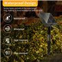 8 Modes d'Éclairage Étanches pour Lumineuse Extérieure