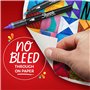 SHARPIE Creative Marker Lot de 12 marqueurs acryliques à pointe ogive + trousse en coton pour personnalisation