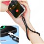 YUNYU Lot de 2 chaînes courtes pour téléphone portable - Antidérapantes - Avec 2 mousquetons - Dragonne universelle pour smartph