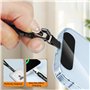 YUNYU Lot de 2 chaînes courtes pour téléphone portable - Antidérapantes - Avec 2 mousquetons - Dragonne universelle pour smartph