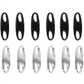 YUNYU Lot de 12 verrous de fermeture éclair antivol – Glissières de sécurité pour sacs à dos