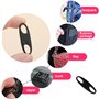 YUNYU Lot de 12 verrous de fermeture éclair antivol – Glissières de sécurité pour sacs à dos, bagages, sacs à main et portefeuil