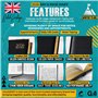 planificateur quotidien compact avec jours fériés britanniques et inform