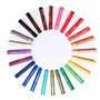 Artme Lot de 24 bâtons de peinture pastel à l'huile Couleurs vives Couleurs intenses Texture mélangable pour toile et papier Hau