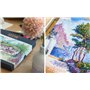 Artme Lot de 24 bâtons de peinture pastel à l'huile Couleurs vives Couleurs intenses Texture mélangable pour toile et papier Hau