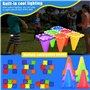 Mapille 35 Pièces Ensemble de Jeu de Lancer d'Anneau pour Enfants, Jeux de Plein Air, Course aux Oeufs et Cuillère Enfant, Jeux 