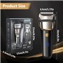 Rasoir Électrique Rechargeable pour Homme