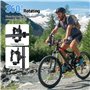 Focenat Porte Gourde Velo, Porte Gobelet de Moto Porte-Bouteille d'eau ATV Compatible avec 50-90 mm de diamètre, Les S'adaptent 